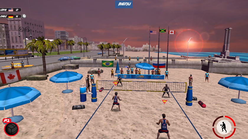 Volleyball Full Body Control Screen 1