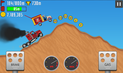 Android application Hill Racing PvP screenshort