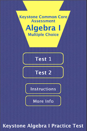 Keystone Alg I Practice Tests