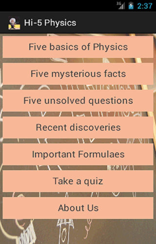 Physics Pocket E-book