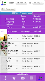 Free Download Dialer & Call Duration Pro APK
