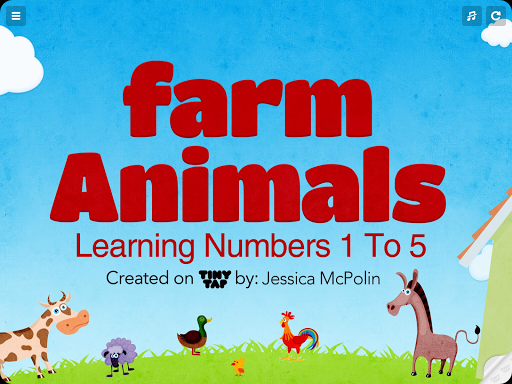 Learning Numbers- Farm Animals