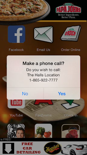 【免費旅遊App】Halls Papa John's-APP點子