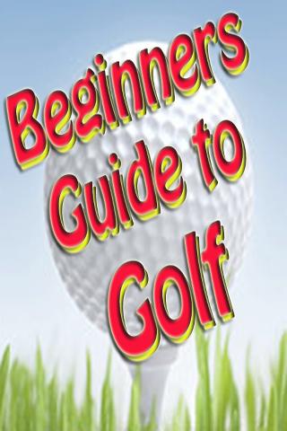 Beginners Guide To Golf Ebook