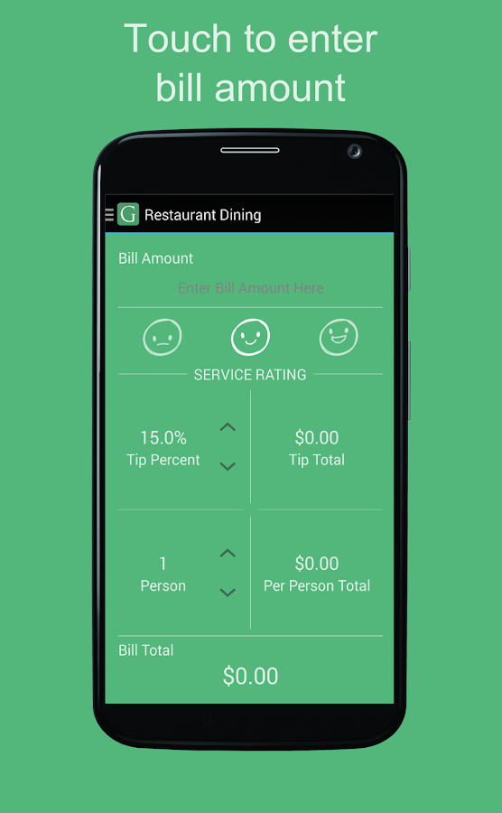 Gratuity Tip Calculator Android Apps On Google Play
