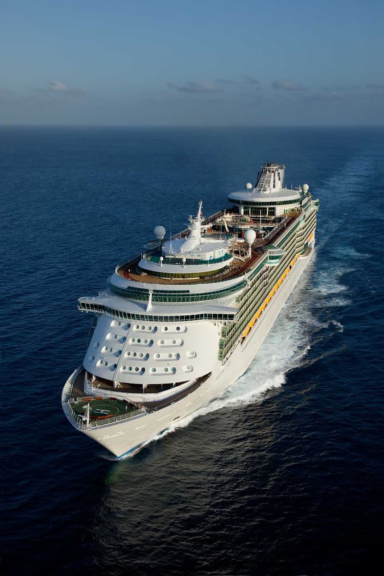 A close-up look at Royal Caribbean's Freedom of the Seas.