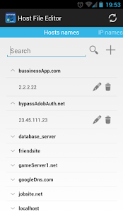 Hosts file editor