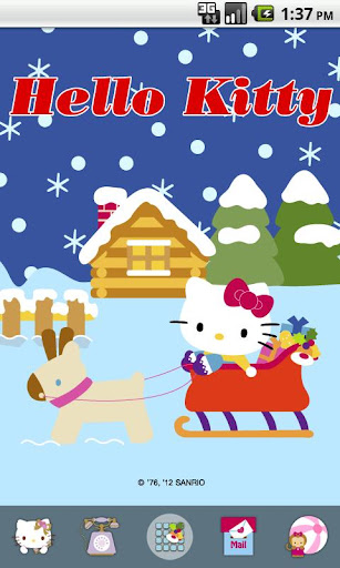 Hello Kitty HappySanta Theme