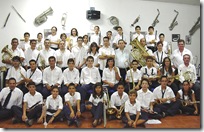Integrantes de la Banda de la Escuela Municipal de Música.