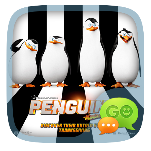 GO SMS PENGUINS THEME LOGO-APP點子