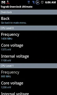 Tegrak Overclock Screenshot