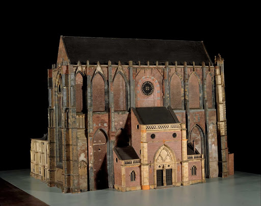 Architectural model of the Dom Church in Utrecht