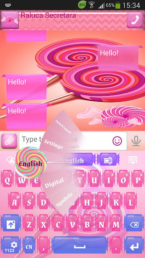 GO短信加强版甜蜜的糖果