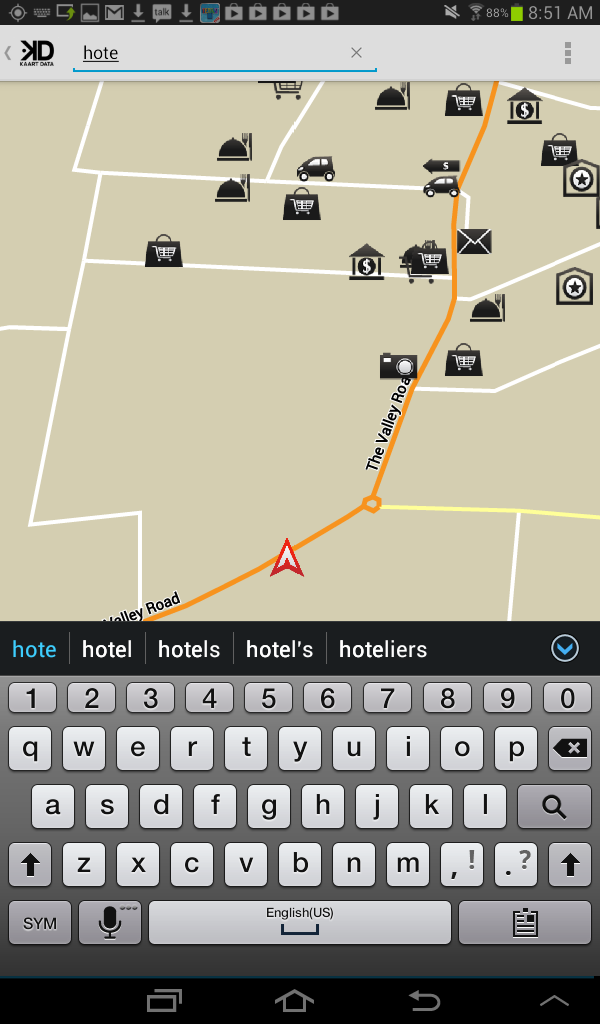 Peru GPS Map Screen 3