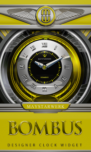 Clock Widget Bombus