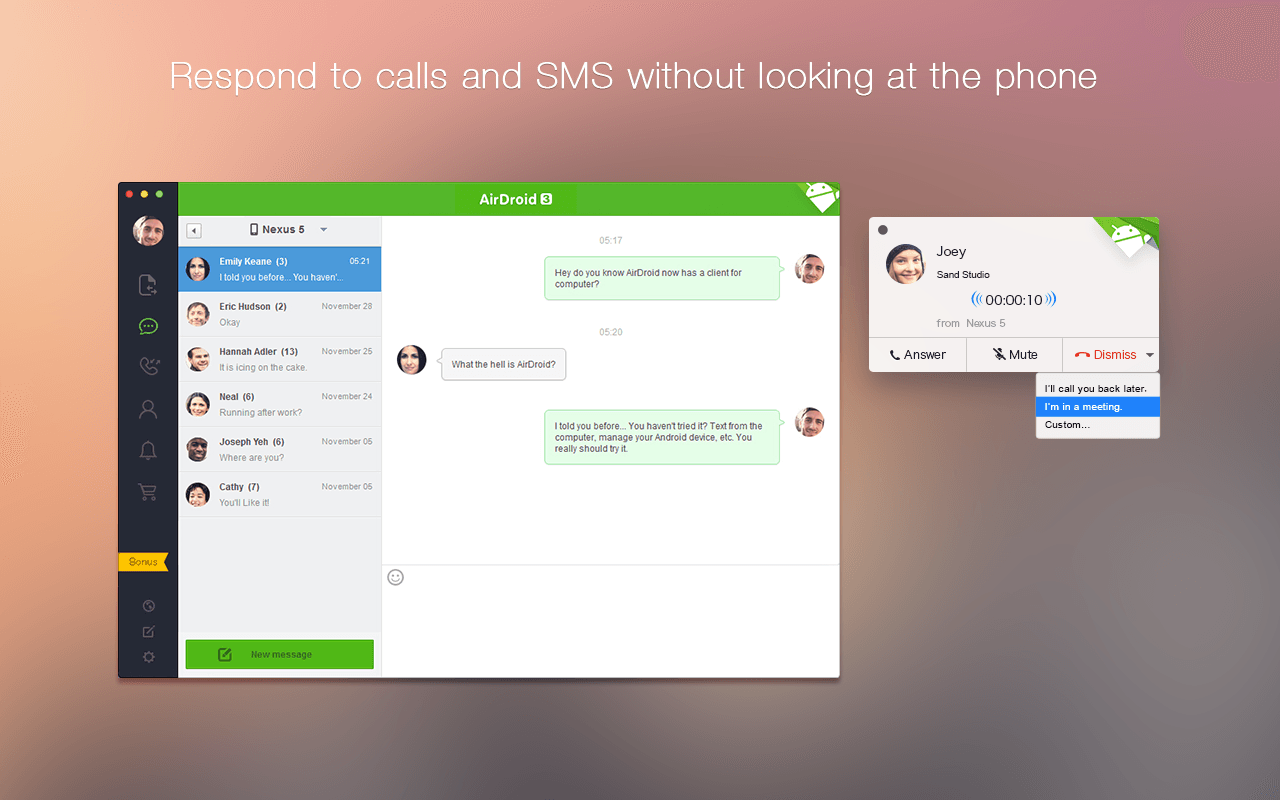 AirDroid - Android on Computer - screenshot