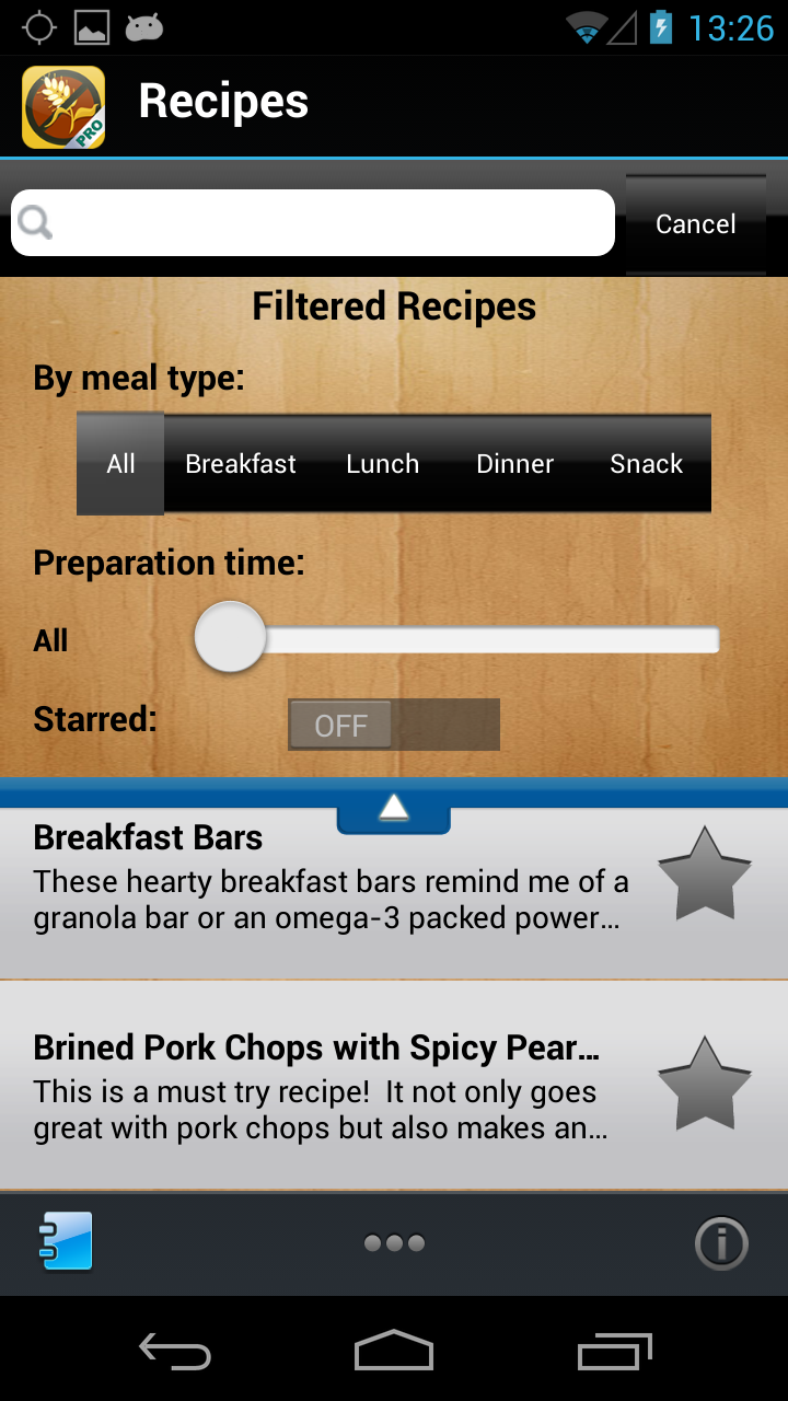 Gluten Free Diet Screen 2