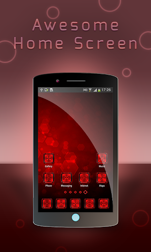 Red And Black Launcher Theme