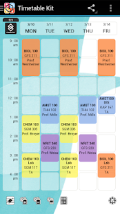 download Timetable Kit - Class Schedule free