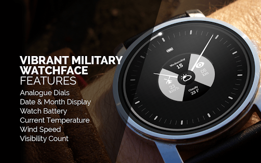 Vibrant Military Watch Face