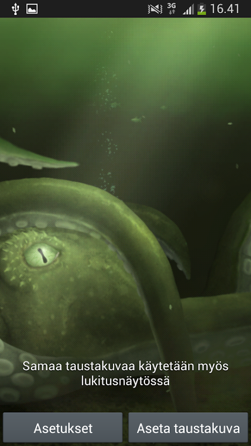 Android application Kraken Live Wallpaper screenshort