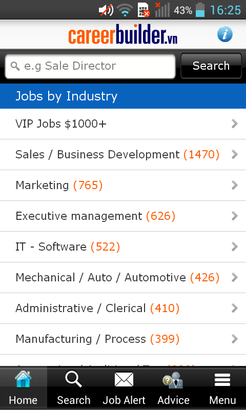 CareerBuilder.vn Job Search - screenshot