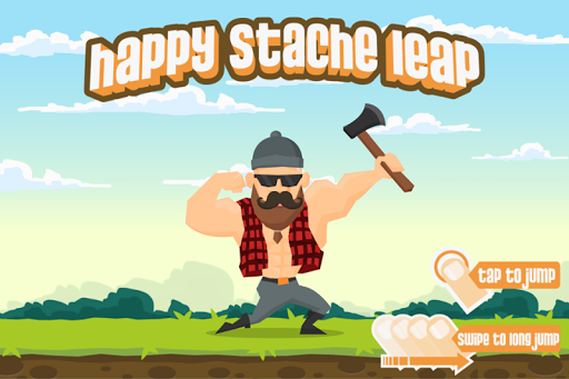 【免費動作App】Happy Stache Leap-APP點子