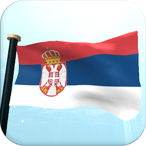Serbia Flag 3D Live Wallpaper