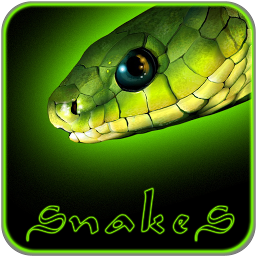 Snakes and Green Neon GO Theme LOGO-APP點子