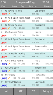 Le Mans & WEC Live Timing Pro - náhled