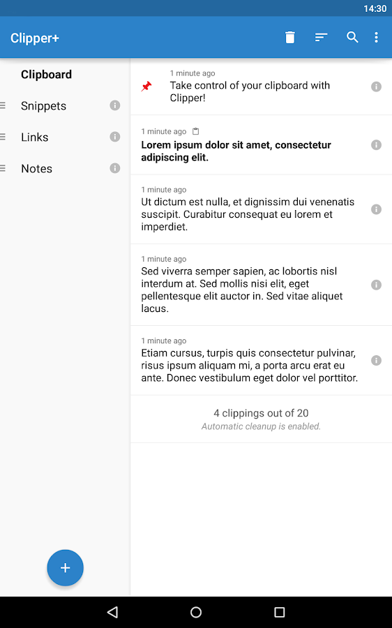 Clipper Plus with Sync - screenshot