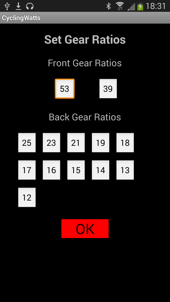 CyclingWatts Screen 3