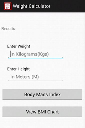 Weight Calculator Native