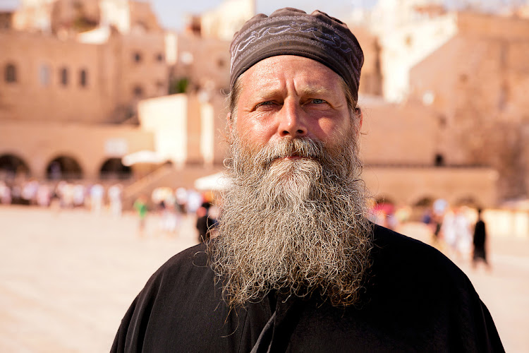 An Orthodox priest in Jerusalem.