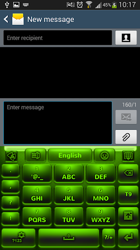 【免費娛樂App】绿色霓虹灯键盘-APP點子