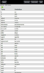 2000 Italian Flashcards & Quiz Screenshots 3