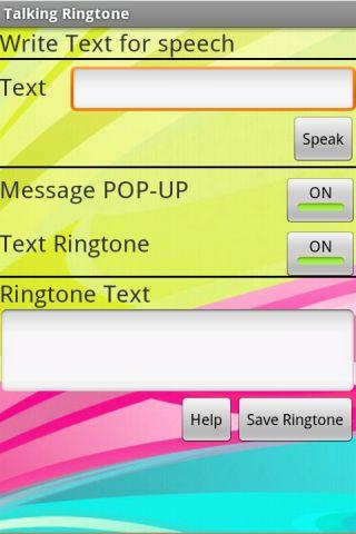 Talking Ringtone demo