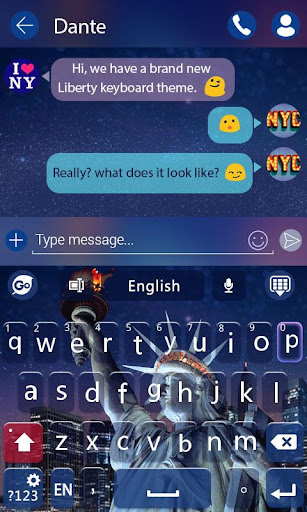 Liberty GO Keyboard Theme
