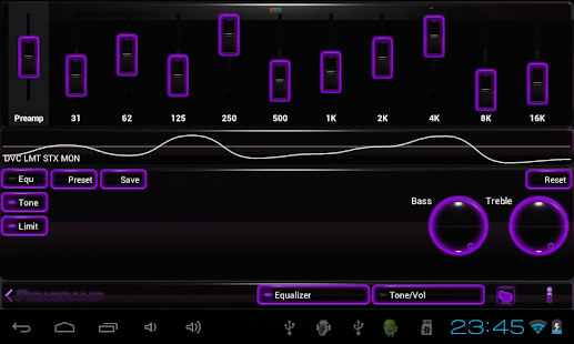 poweramp skin glow purple Screenshots 2