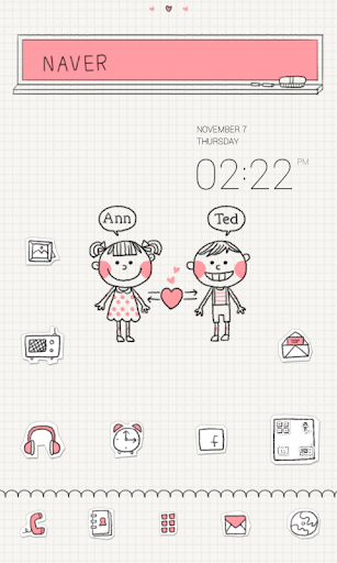 ann Ted dodol launcher theme