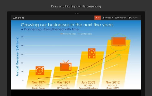 PowerPoint for Tablet - screenshot 