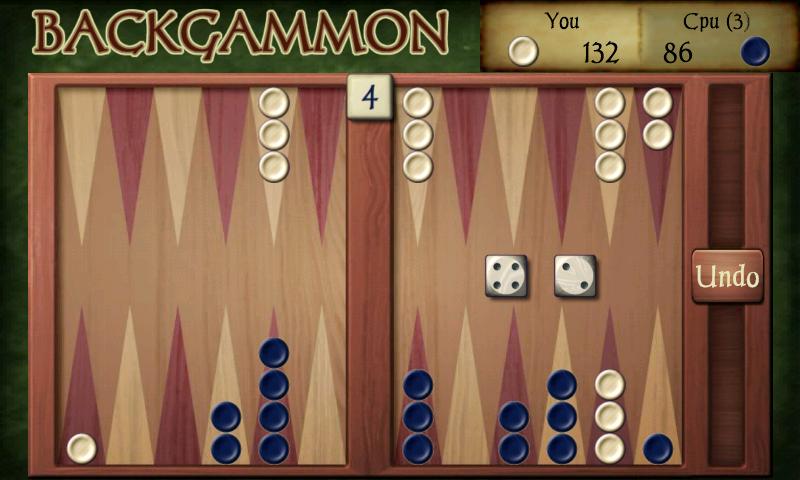 Android application Backgammon screenshort