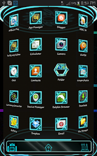 Next Launcher 3D Tron Theme - screenshot thumbnail