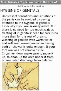 Diseases of penis or pain