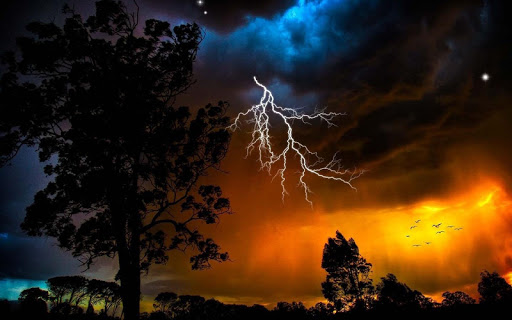 【免費個人化App】Thunderstorm Wallpaper-APP點子