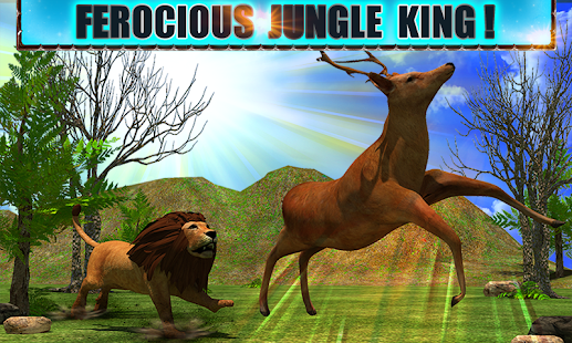 Android application Angry Lion Attack 3D screenshot