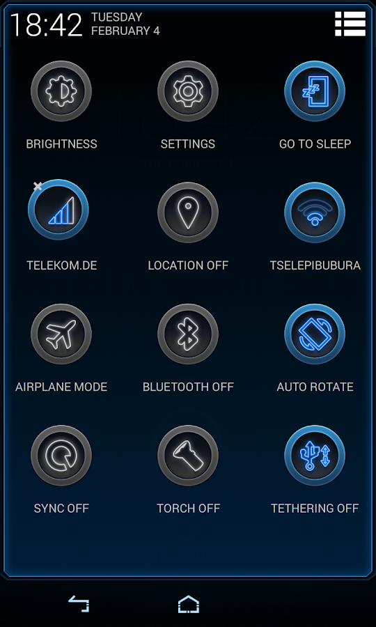 Genesis - CM11 Theme - screenshot