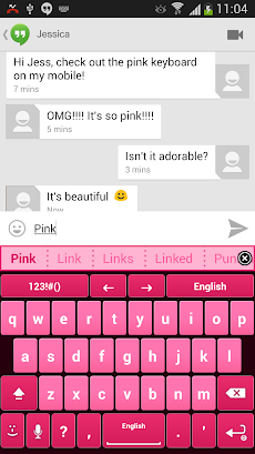 My Pink Keyboardのおすすめ画像1