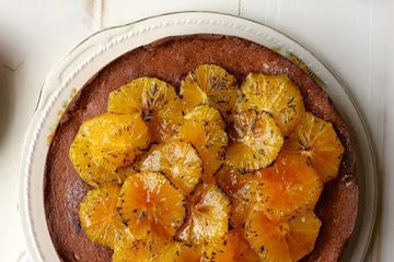 Brûlée Orange and Cream Cheese Pound Cake 
