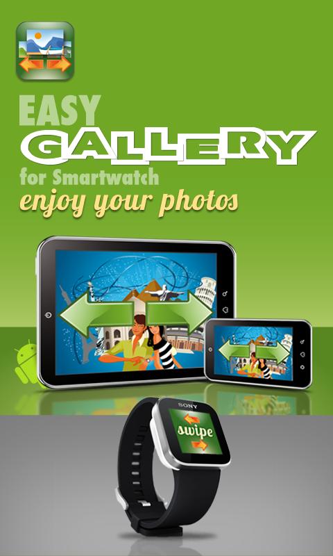 Android application Easy gallery for Smartwatch screenshort